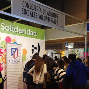 Stand de la Fundación en AULA 2013